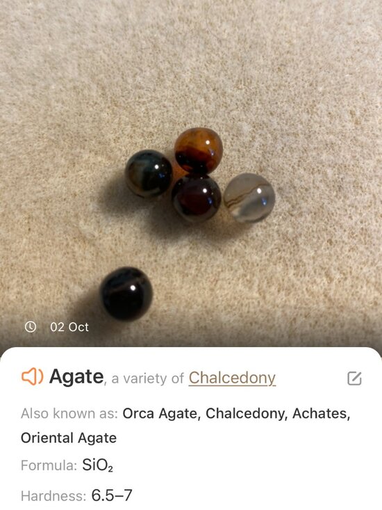 Genuine Dark Brown Agate Necklace, Natural Gemstone & Paw Print Heart Beat Charm - Picture 13 of 14